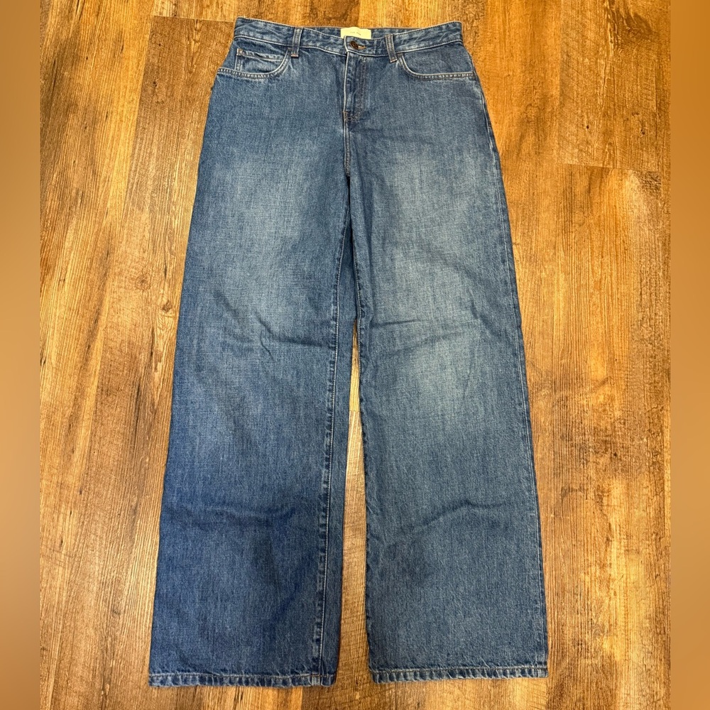 The Row Eglitta wide leg blue jeans size 27 - Picture 2 of 5